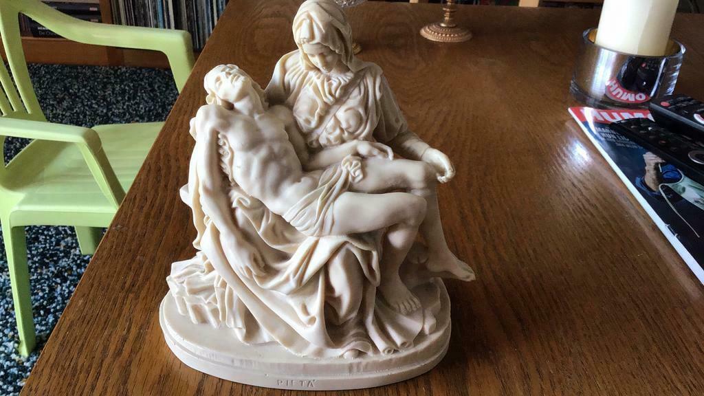 Beeld jezus Christus en maagd Maria van A Santini, Enlèvement ou Envoi