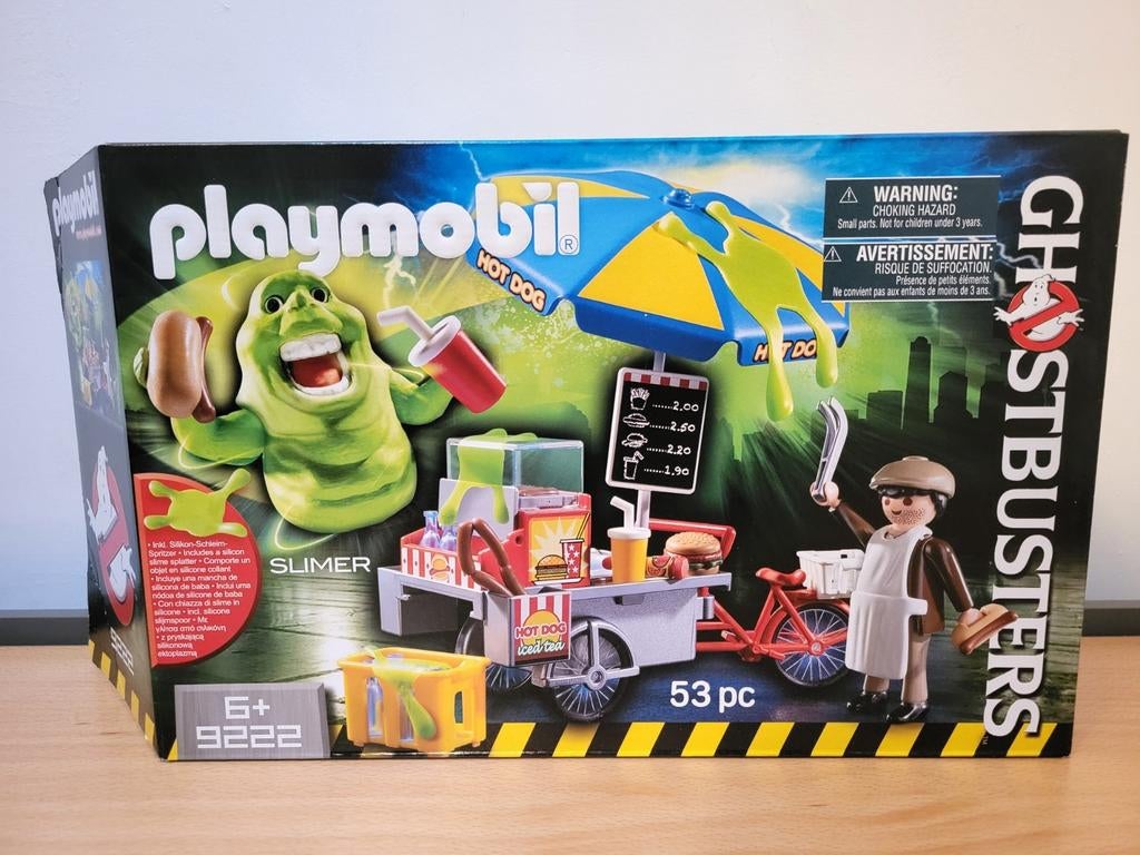 Playmobil Ghostbusters hotdogkraam (set 9222), Ophalen, Zo goed als nieuw, Complete set