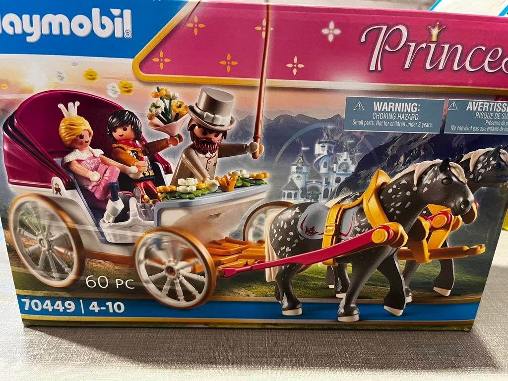PLAYMOBIL Princess Romantische Paardenkoets - 70449, Ophalen, Zo goed als nieuw