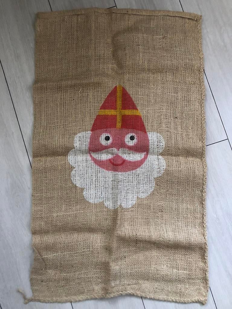 Zak jutte Sint & Piet - 2 stuks beschikbaar, Diversen, Sinterklaas, Ophalen of Verzenden, Zo goed als nieuw