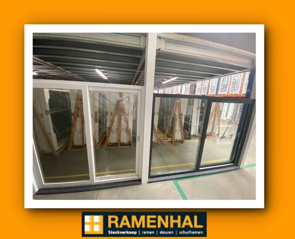 Stockverkoop, ramen, kozijnen, deuren, schuiframen, raam, Doe-het-zelf en Bouw, Kunststof, Nieuw, Ophalen of Verzenden, Minder dan 75 cm