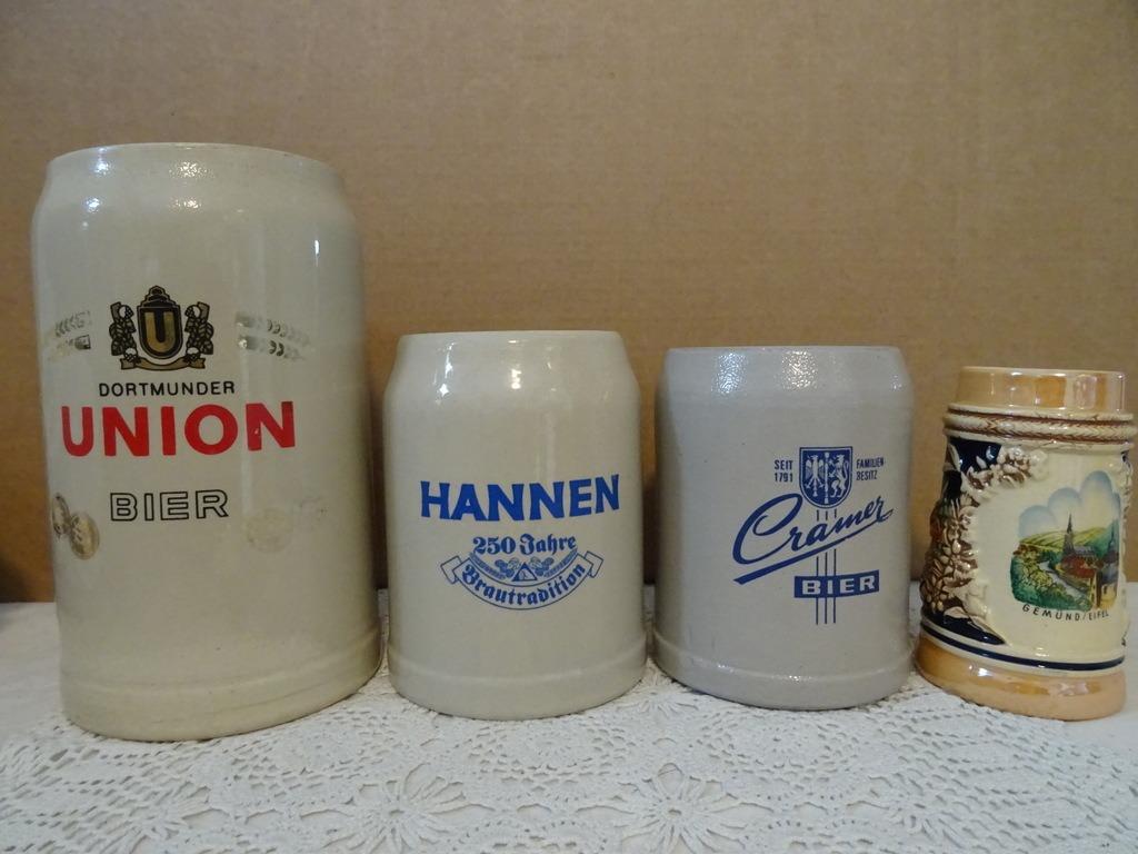 Bierpul Dortmunder Union Hannen Cramer Eifel Ook los te koop, Verzamelen, Ophalen of Verzenden, Zo goed als nieuw, Pul(len), Overige merken