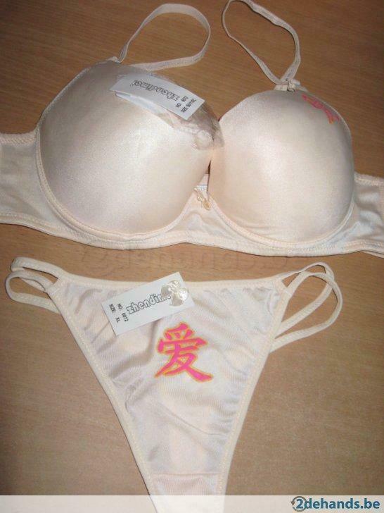 beige bh setje, Kleding | Dames, ANDERE, Verzenden, Beige, Setje