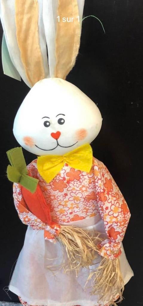 Décoration lapin de Pâques 60cm hauteur, Enlèvement, Comme neuf