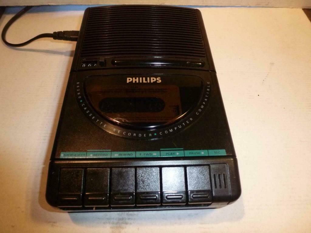 lecteur de K7 magnétophone PHILIPS D6280, Enlèvement ou Envoi, Simple, Philips, Tape counter