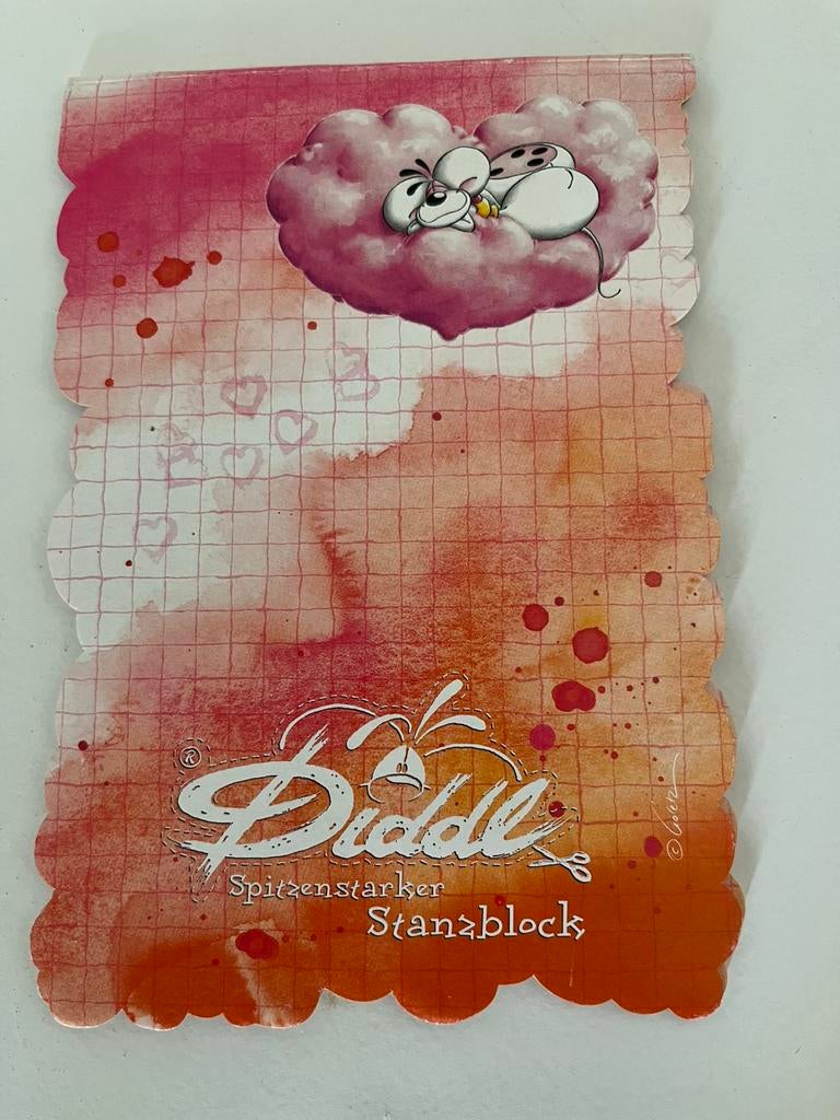 Diddl boekje met 12 blaadjes, Enlèvement, Diddl, Comme neuf