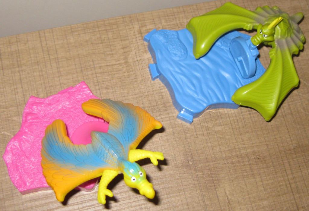 2 vliegende draken (Mc Donald's 1997), Enlèvement ou Envoi, Comme neuf