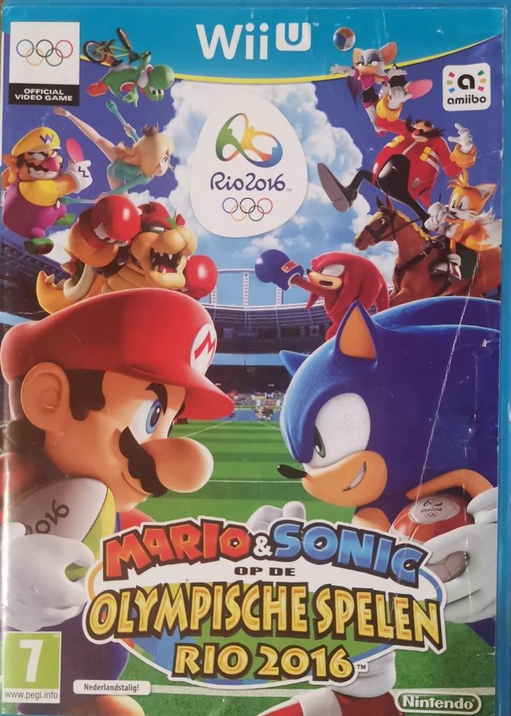 Mario&Sonic aux Jeux Olympiques de Rio 2016 WiiU, Consoles de jeu & Jeux vidéo, Enlèvement ou Envoi, Utilisé