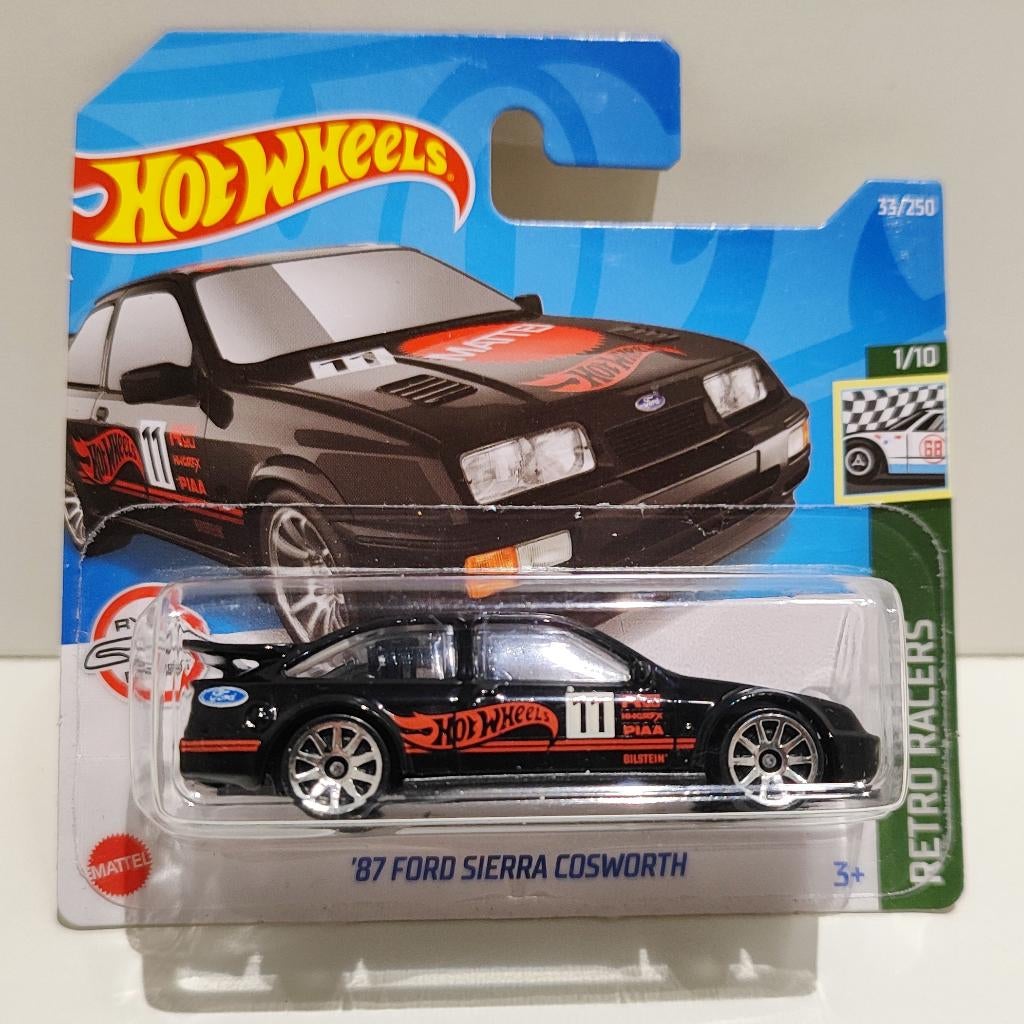Hot Wheels '87 Ford Sierra Cosworth Zwart (2022), Enlèvement ou Envoi