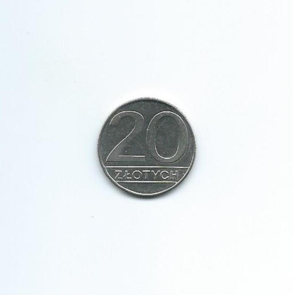Polen, 20 Zlotych 1989., Enlèvement ou Envoi, Pologne, Monnaie en vrac