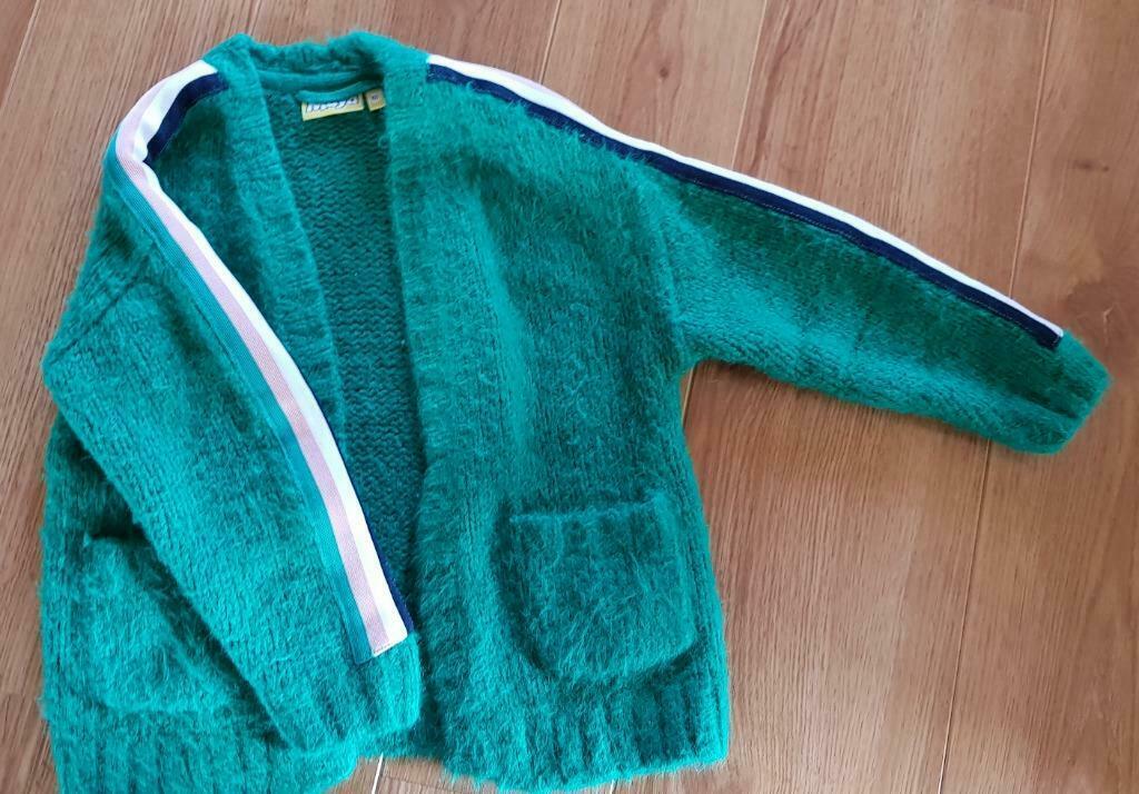 Maya groene wollen vest 110, Gebruikt, Meisje, Trui of Vest, Maya