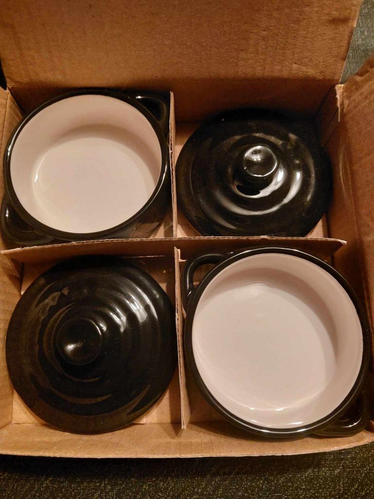 2 stenen mini potjes nieuw, Ophalen of Verzenden, Nieuw, Kom(men)