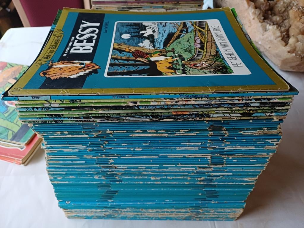 Grote keuze uit strips Bessy - Willy Vandersteen, Boeken, Meerdere stripboeken, Ophalen of Verzenden, Gelezen, Willy Vandersteen