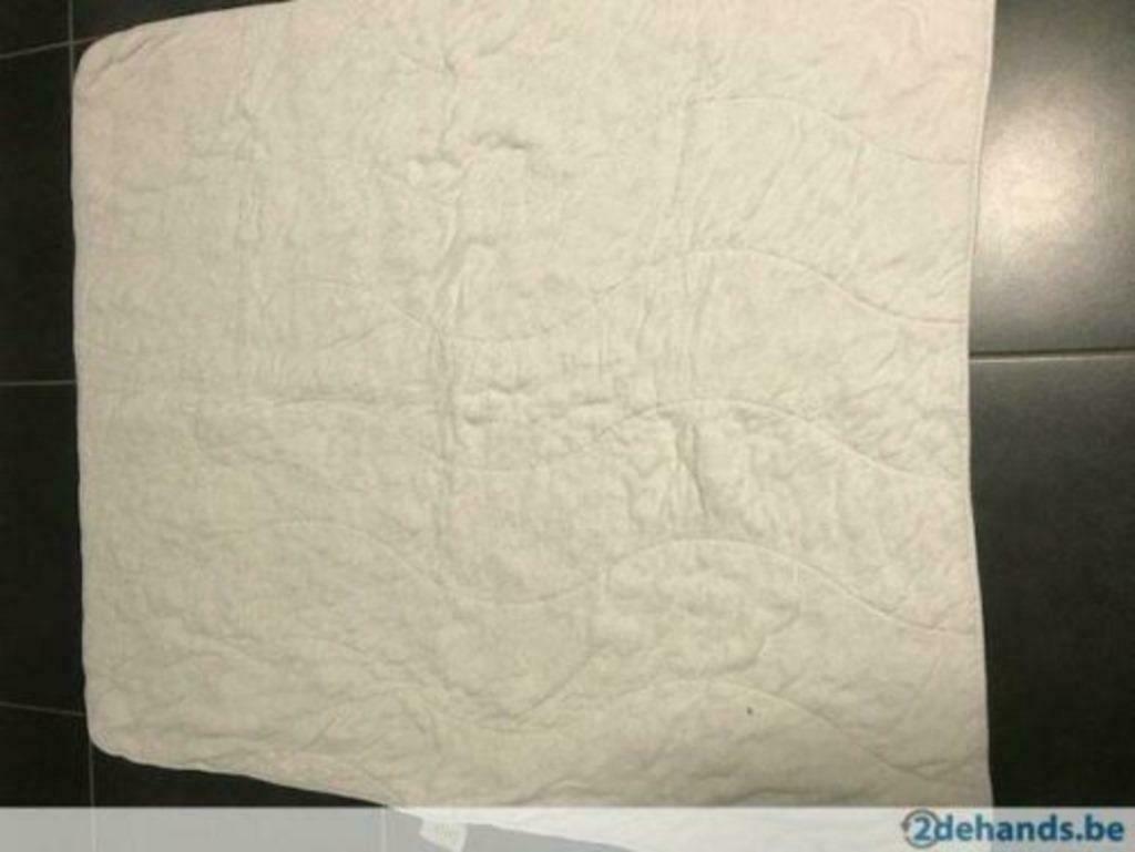 Wash Cotton donsdeken babybed 100x135, Kinderen en Baby's, Ophalen, Gebruikt, Jongetje of Meisje, Wit