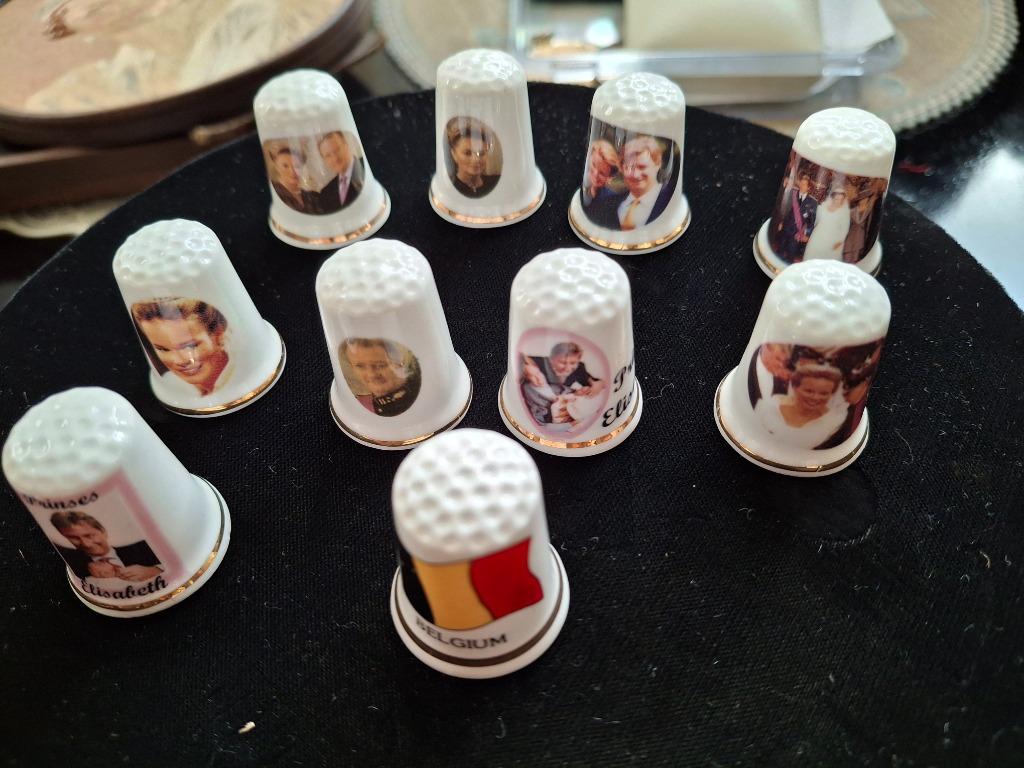dés à coudre en porcelaine | Monarchie belge, Envoi, Utilisé, Autres types