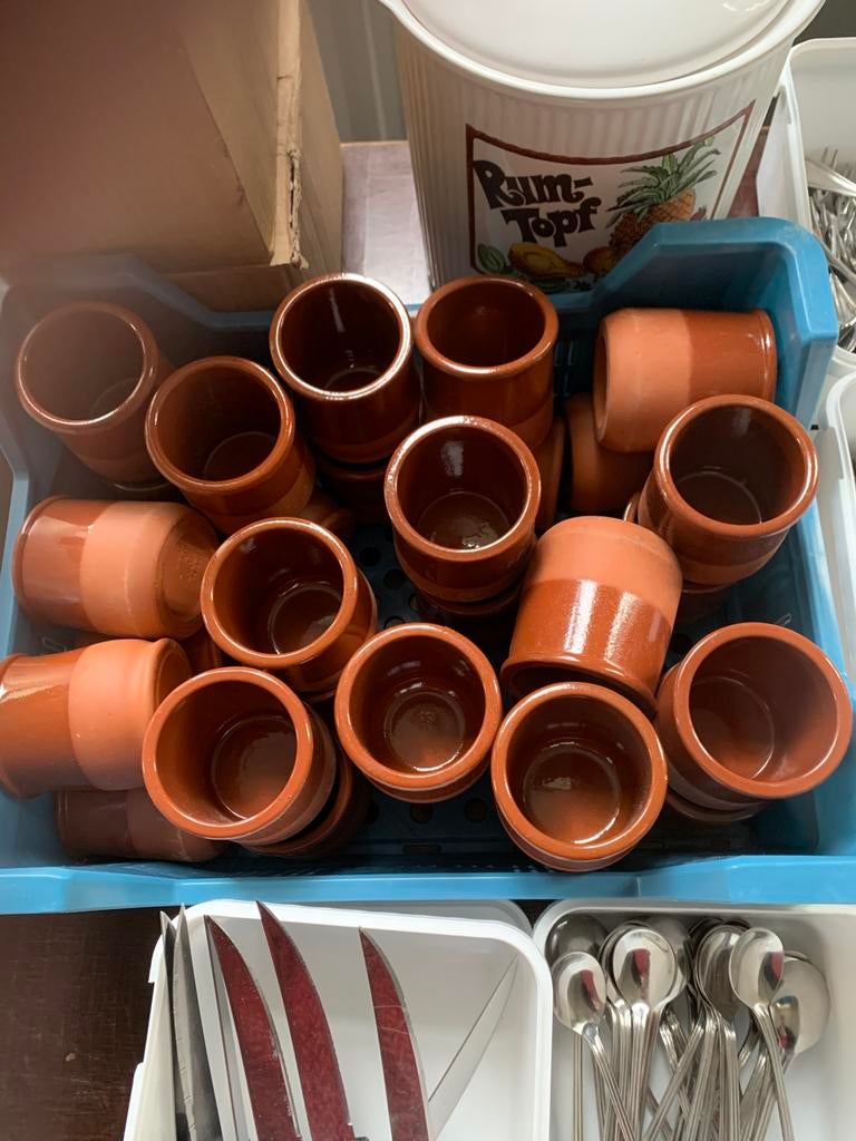 30 potjes, Ophalen of Verzenden, Zo goed als nieuw