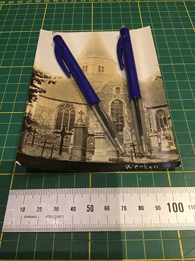 Originele Duitse foto werken Handzame kerk WO1, Ophalen of Verzenden, Zo goed als nieuw, Foto