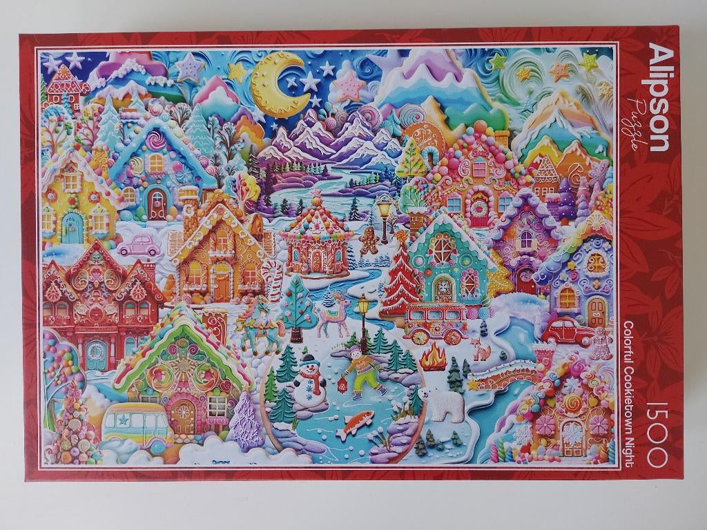 Puzzles de Noël Jumbo etc..., Enlèvement ou Envoi, 500 à 1500 pièces, Utilisé, Puzzle