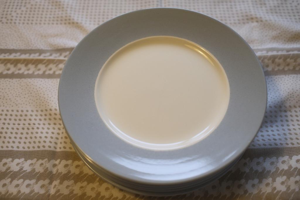 Set van negen vintage Mosa Maastricht dessertborden, Ophalen of Verzenden