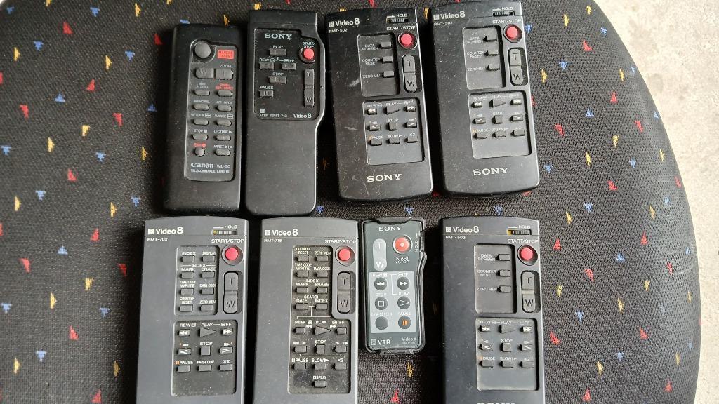 divers telecommande pour camera vide8 sony analogique, Enlèvement ou Envoi, Utilisé, Originale