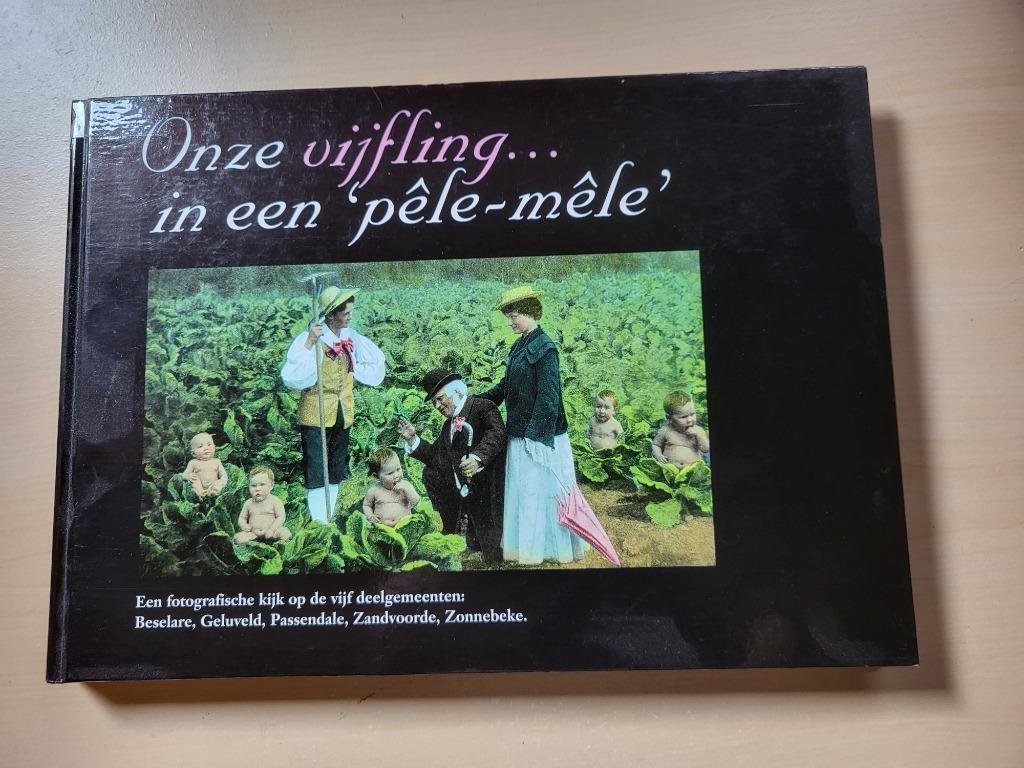 Boek 5 deelgemeenten Zonnebeke Onze vijfling in een pele-mel, Ophalen of Verzenden