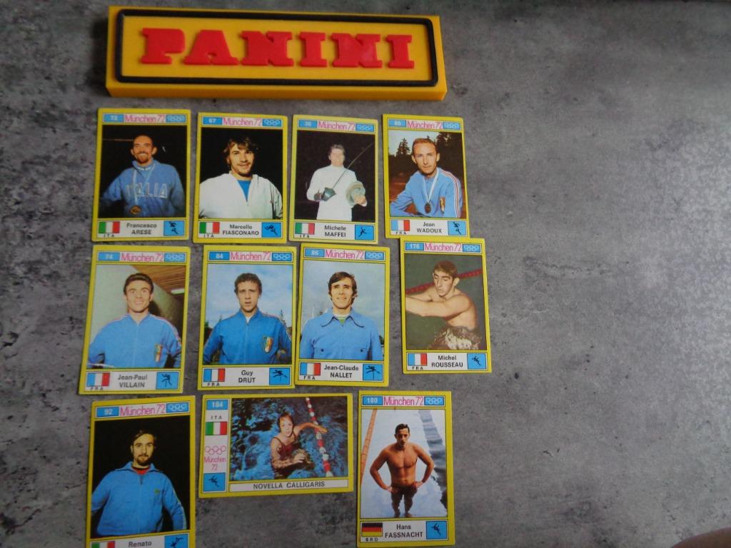 PANINI stickers MUNCHEN 72 Olympische Spelen  11x   ********, Verzenden, Zo goed als nieuw