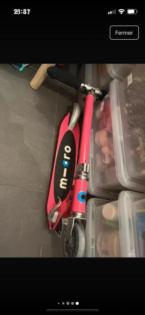 Trotinette neuve adulte rose, Enlèvement ou Envoi, Neuf