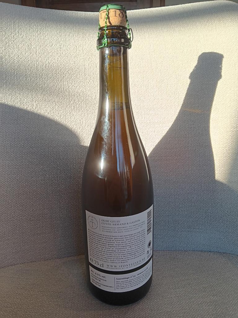 3 fonteinen Cuvée Armond & Gaston 17-18 - ass 55 - 75 cl, Verzamelen, Biermerken, Ophalen, Nieuw, Flesje(s), Overige merken