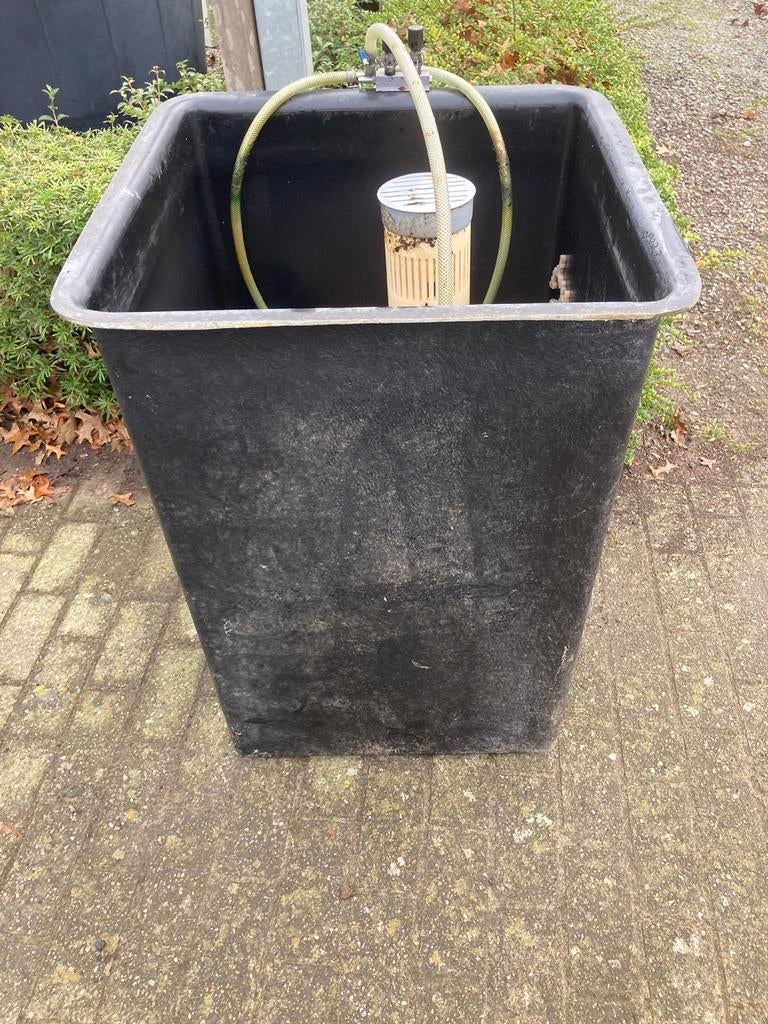 Polyester bakje BWB 320 liter 63x63x90 H, Tuin en Terras, Vijver-toebehoren, Ophalen, Gebruikt, Vijverfilter