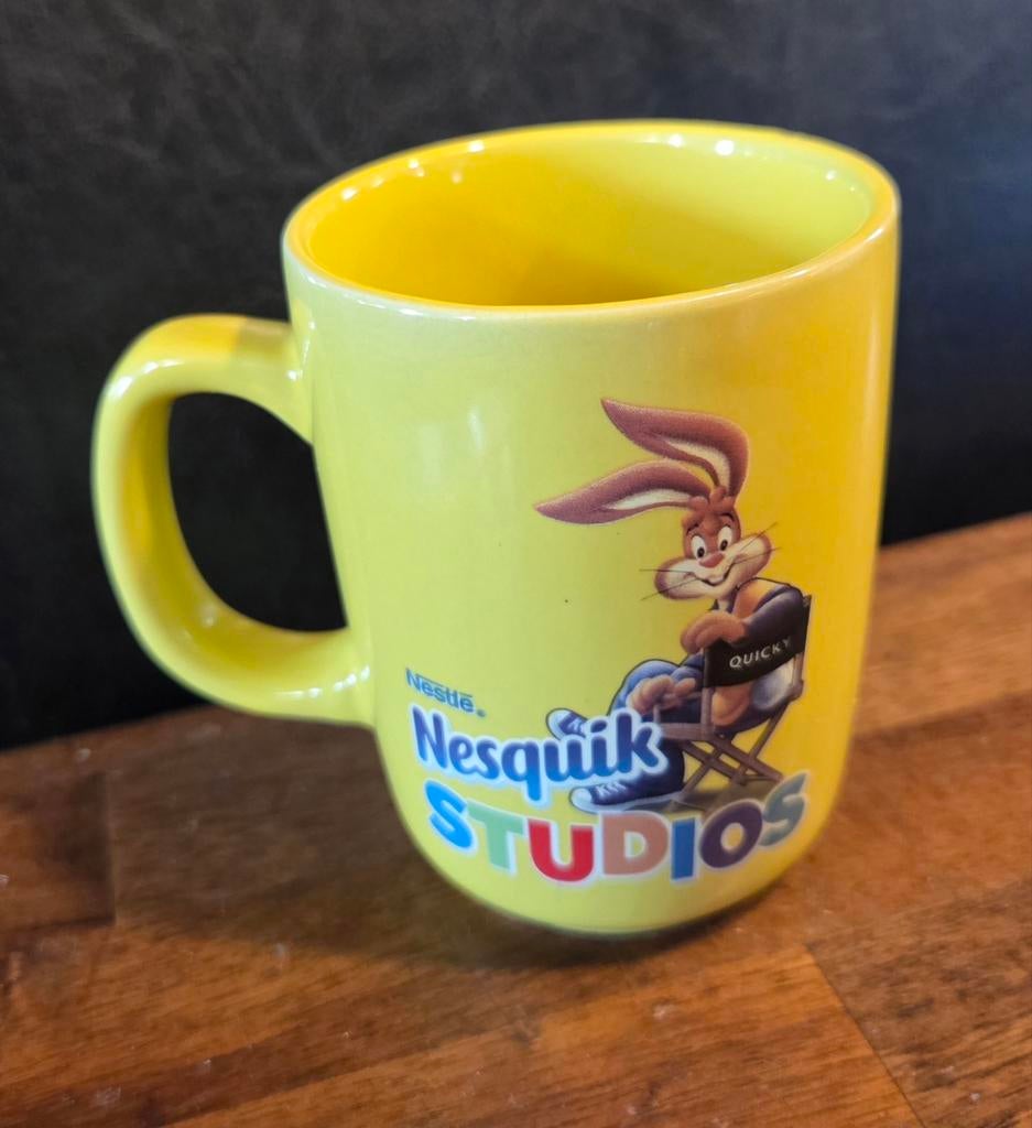 Nesquik Studios Mok met Quick de Haas, Ophalen of Verzenden, Nieuw, Gebruiksvoorwerp