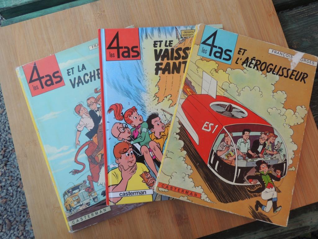 3 BD LES 4 AS VOIR PHOTOS ET DESCRIPIF, Livres, BD, F.Craenhals et G. Chaulet, Enlèvement ou Envoi, Série complète ou Série, Comme neuf