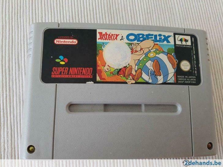 Super Nintendo (SNES) asterix & obelix, Enlèvement ou Envoi, Utilisé