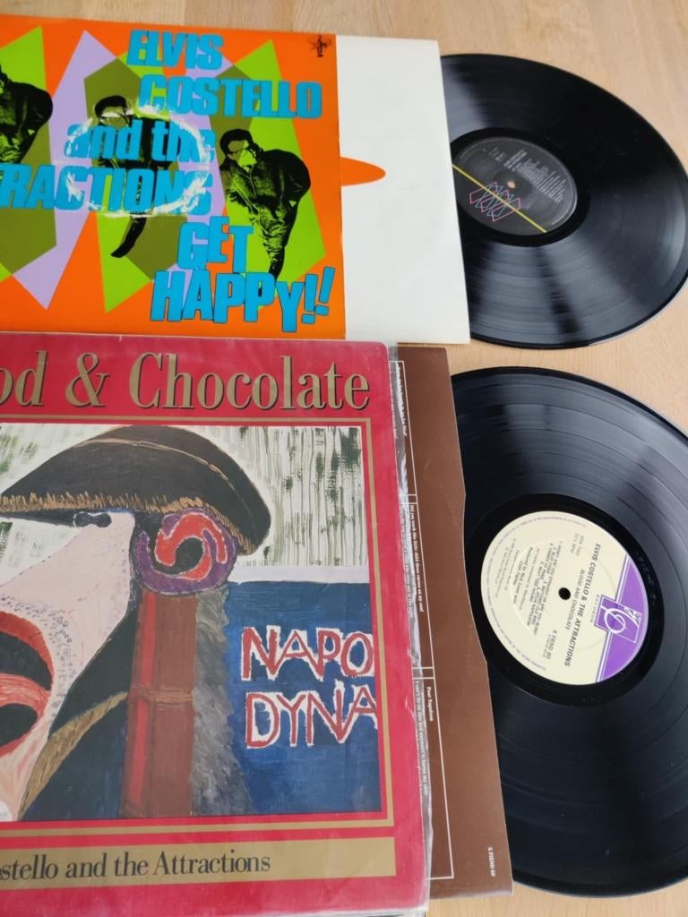 elvis costello (blood and chocolate + get happy), Cd's en Dvd's, Ophalen of Verzenden