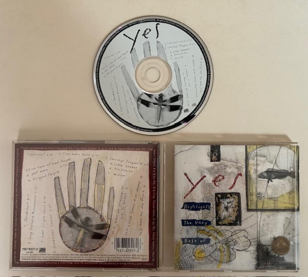 CD YES HIGHLIGHTS - THE VERY BEST OF - ANDERSON HOWE WAKEMAN, Enlèvement ou Envoi, Utilisé