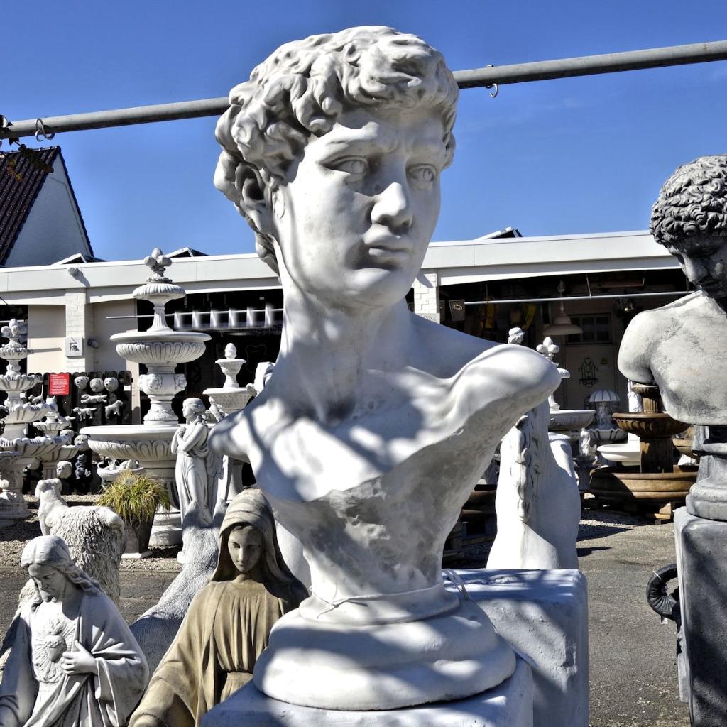 Tuinbeelden borstbeeld buste torso borstbeelden, Tuin en Terras, Ophalen, Nieuw, Mensenbeeld