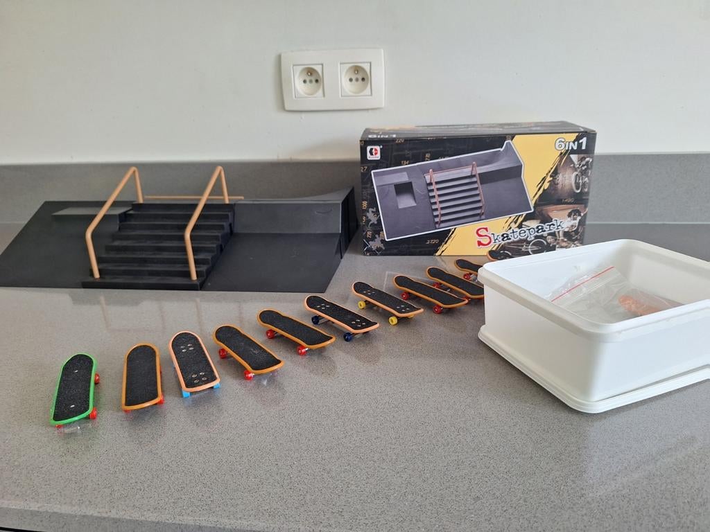 Set fingerboards met ramp, Ophalen of Verzenden, Zo goed als nieuw