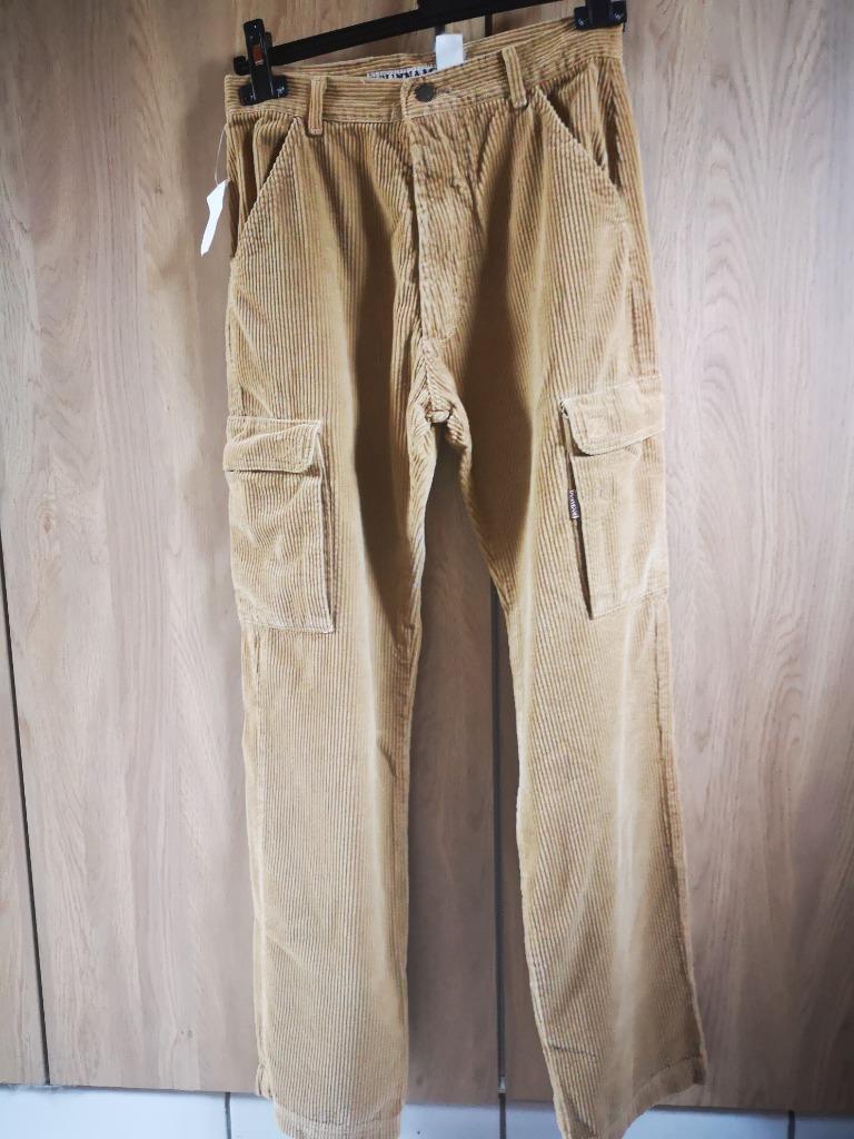 Pantalon en velours avec de nombreuses poches, Enlèvement, Neuf, Pantalon
