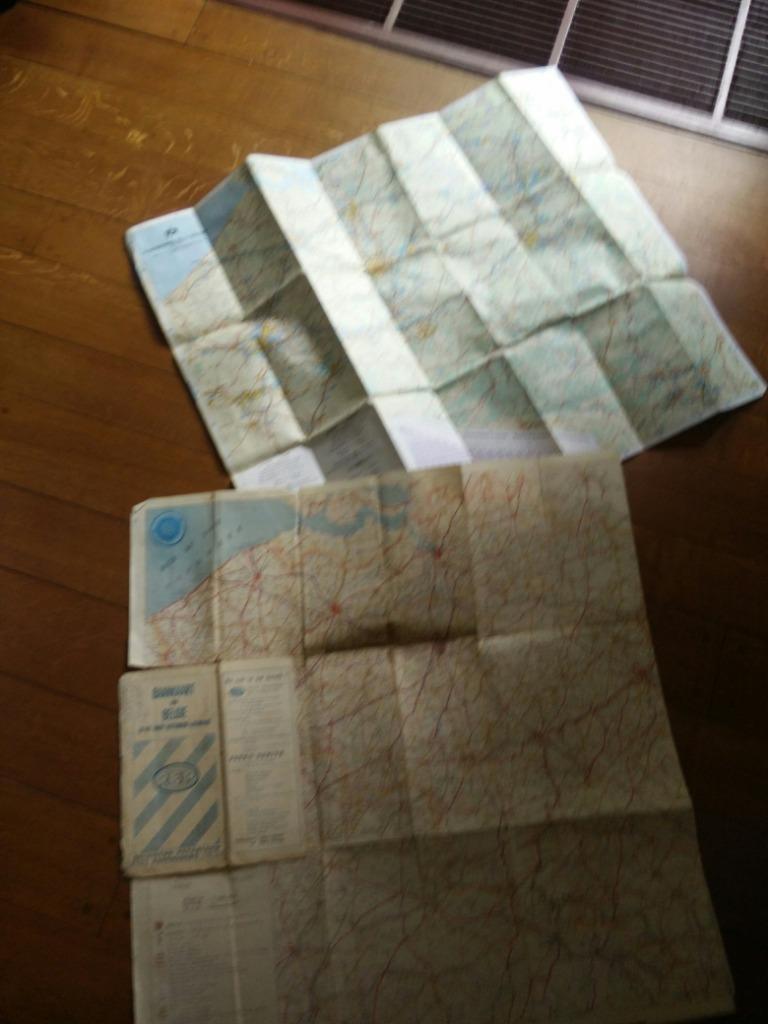Vintage BP wegenkaart, Ophalen