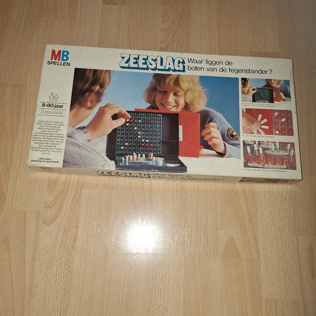 MB spel Zeeslag, Een of twee spelers, Ophalen of Verzenden, Gebruikt, MB spelen