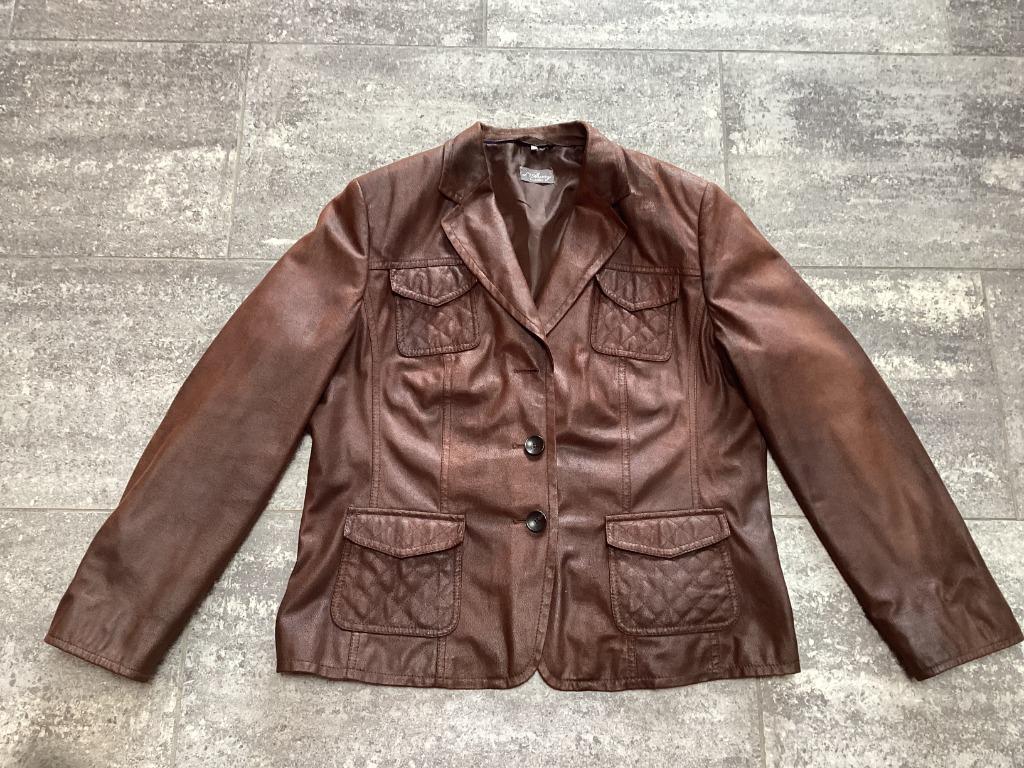 Blazer D'auvry 44 bruin, Kleding | Dames, Bruin, Maat 42/44 (L), Ophalen of Verzenden, Zo goed als nieuw