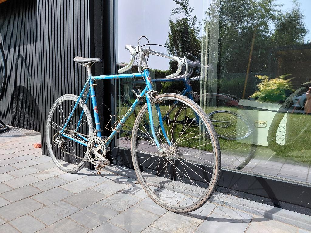 Vintage koersfiets 3ttt suntour, Fietsen en Brommers, Fietsen | Racefietsen, 28 inch, Gebruikt, Staal, 15 tot 20 versnellingen