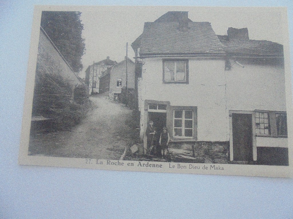 la roche en ardenne - le bon dieu de maka, Envoi, 1920 à 1940, Non affranchie, Luxembourg