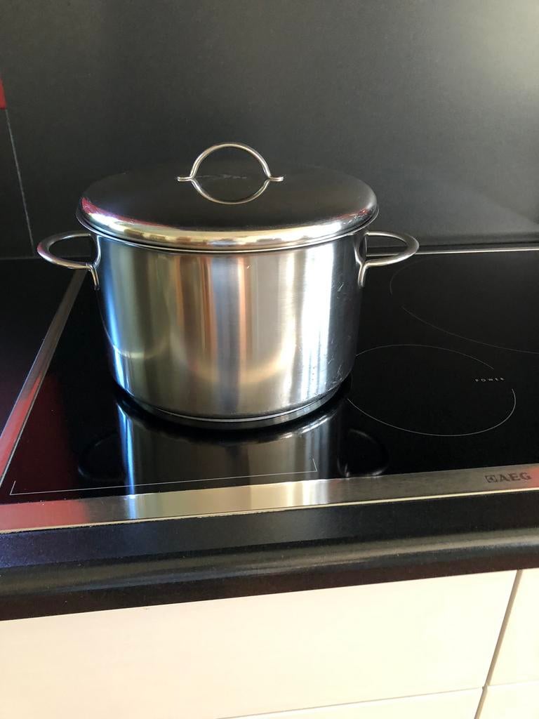 Kwaliteitskookpot NSN - Swiss Made - inox 18/10 RVS, Huis en Inrichting, Ophalen, Inox, Keramische plaat, Overige typen