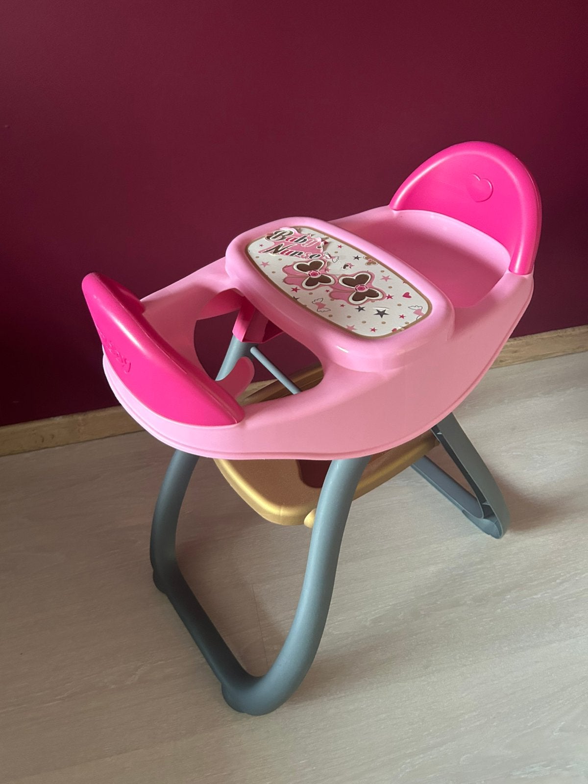 Smoby - Tweelingkinderstoel voor poppen, Ophalen, Zo goed als nieuw