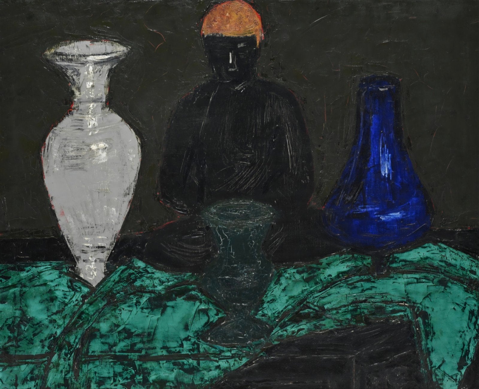 SLABBINCK Rik " Stilleven met boeddha" olie op doek, Antiquités & Art, Art | Peinture | Classique, Enlèvement, Nature morte, Toile