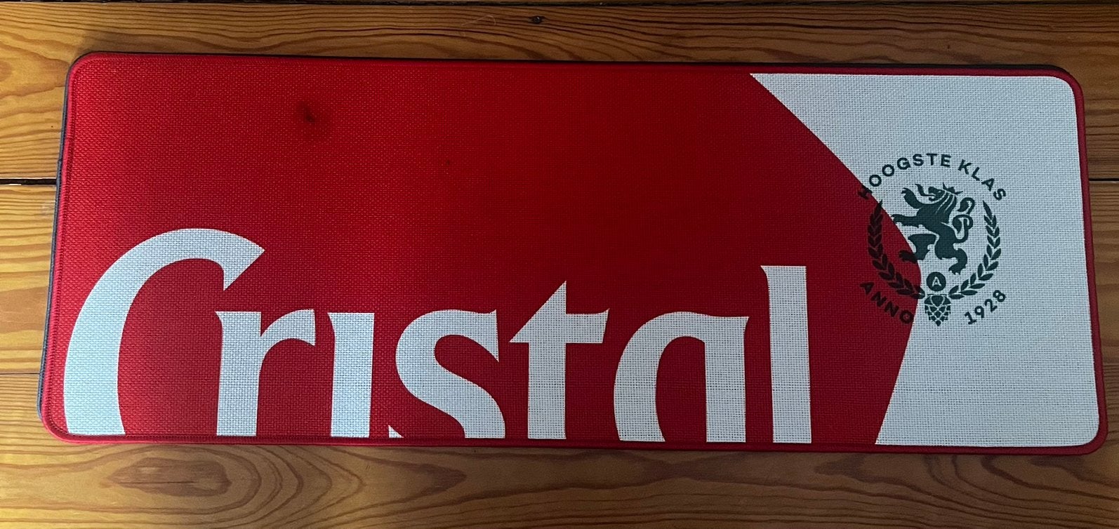 Cristal Alken toogmatje, Verzamelen, Biermerken, Verzenden, Zo goed als nieuw