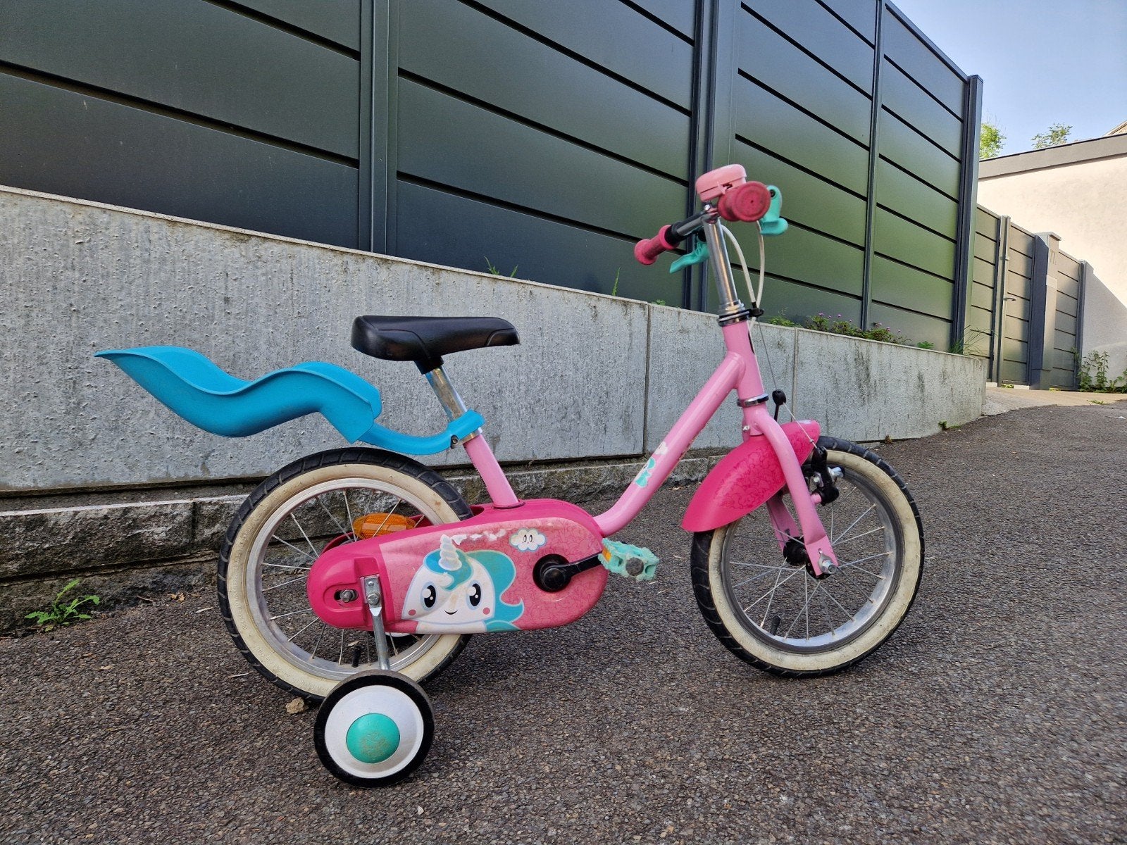 B'twin 14 inch fiets, Fietsen en Brommers, Zijwieltjes