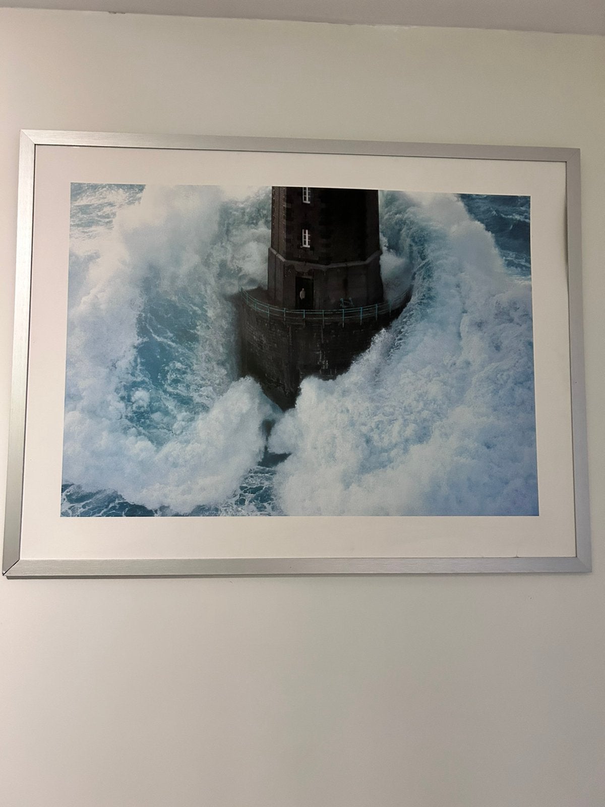 Vuurtoren in zee, Antiek en Kunst, Ophalen