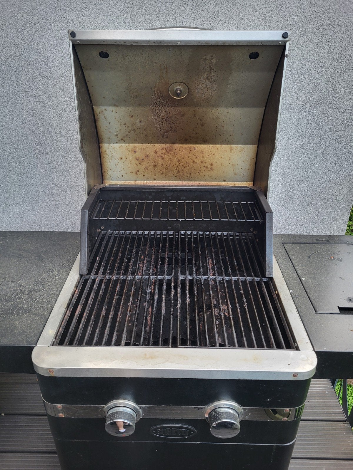 Barbecue a gaz boretti, Enlèvement
