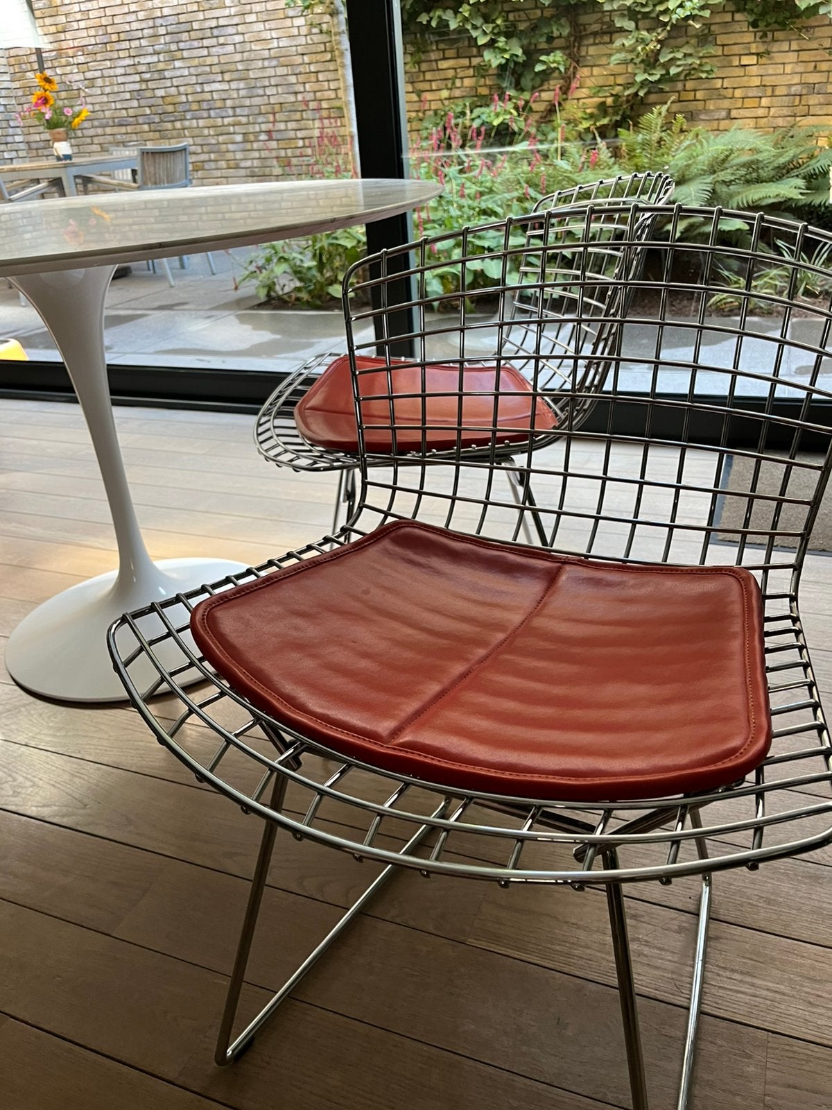 4 Knoll Bertoia side chairs, Maison & Meubles, Chaises, Autres couleurs, Enlèvement, Métal, Quatre
